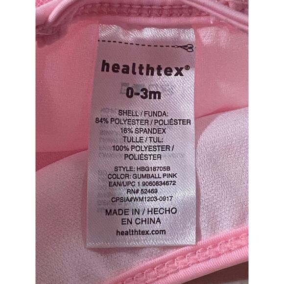 Osh Kosh Bgosh Heathtex Baby Girl 2 Swimsuits Bundle 0-3/3-6 Months Pink Tutu - Picture 3 of 11